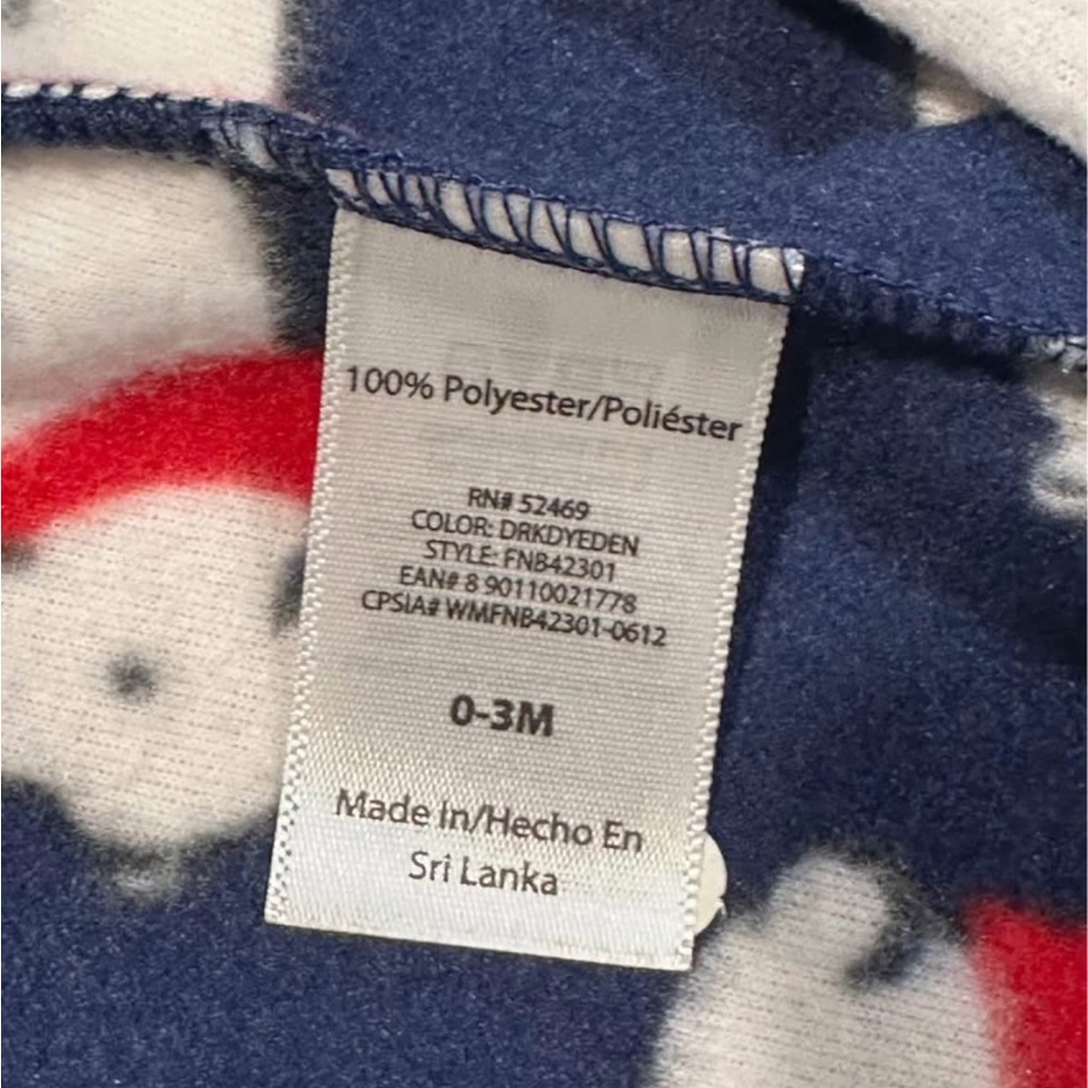 Faded Glory Polar Bear Onesie NWT - Picture 5 of 5